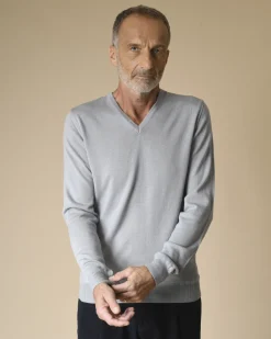 La Piscine Paris Pull en laine à col V Danyberd*Homme Pulls & Gilets