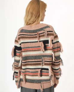 La Piscine Paris Pull en laine à frange Maison Flâneur*Femme Pulls & Cardigans