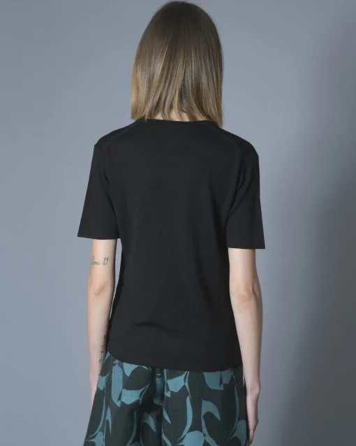 La Piscine Paris Pull en laine à manches courtes Angela Reali*Femme Pulls & Cardigans|T-Shirts