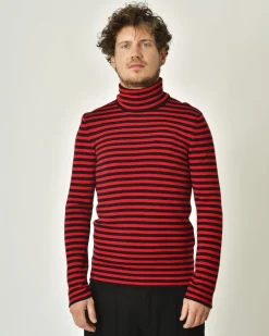 La Piscine Paris Pull en laine à rayures Saint Laurent*Homme Pulls & Gilets