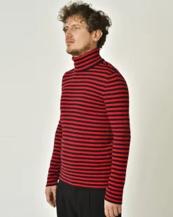 La Piscine Paris Pull en laine à rayures Saint Laurent*Homme Pulls & Gilets