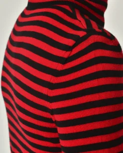 La Piscine Paris Pull en laine à rayures Saint Laurent*Homme Pulls & Gilets