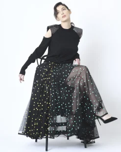 La Piscine Paris Pull en laine à sequins Nude*Femme Pulls & Cardigans