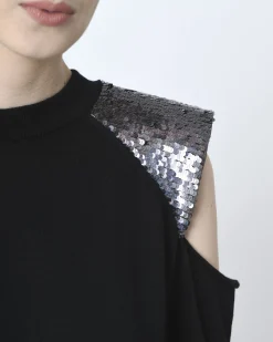 La Piscine Paris Pull en laine à sequins Nude*Femme Pulls & Cardigans