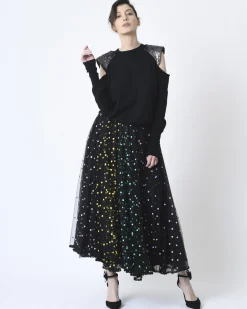 La Piscine Paris Pull en laine à sequins Nude*Femme Pulls & Cardigans
