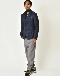La Piscine Paris Pull en laine bicolore à rayures Vneck*Homme Pulls & Gilets