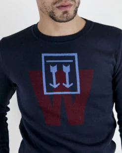 La Piscine Paris Pull en laine à motifs fantaisies Obvious*Homme Pulls & Gilets