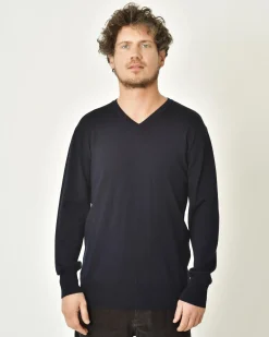 La Piscine Paris Pull en laine col V Lords Fools*Homme Pulls & Gilets