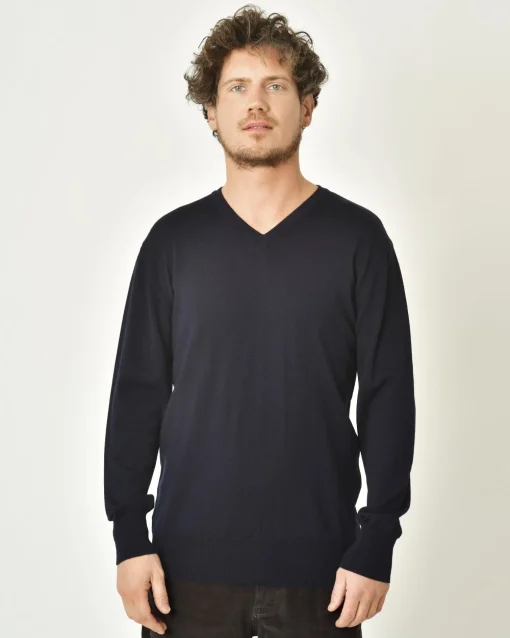 La Piscine Paris Pull en laine col V Lords Fools*Homme Pulls & Gilets