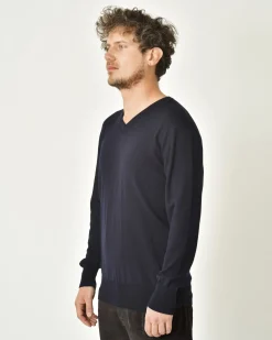 La Piscine Paris Pull en laine col V Lords Fools*Homme Pulls & Gilets