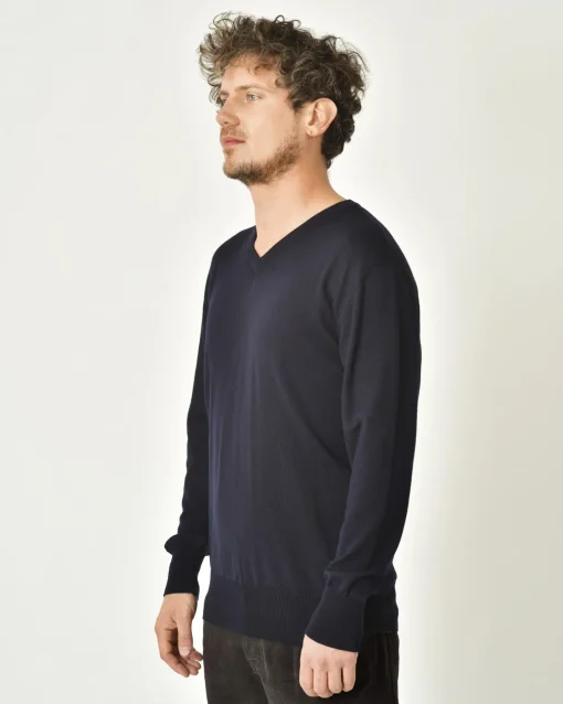 La Piscine Paris Pull en laine col V Lords Fools*Homme Pulls & Gilets