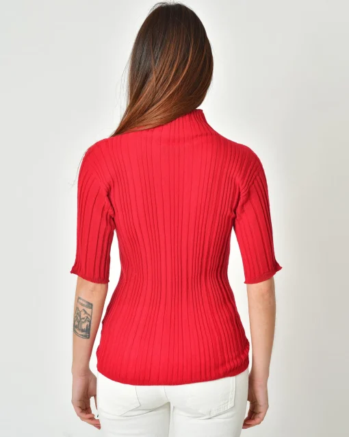 La Piscine Paris Pull en laine côtelé Malloni*Femme Pulls & Cardigans