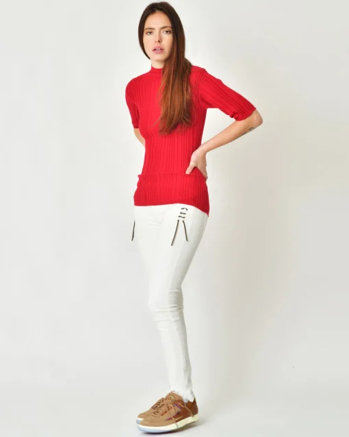 La Piscine Paris Pull en laine côtelé Malloni*Femme Pulls & Cardigans