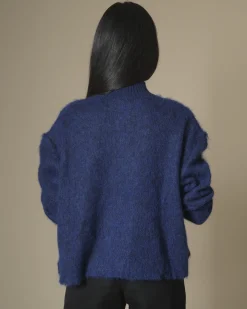 La Piscine Paris Pull en laine et alpaga à imprimé Isabel Benenato*Femme Pulls & Cardigans