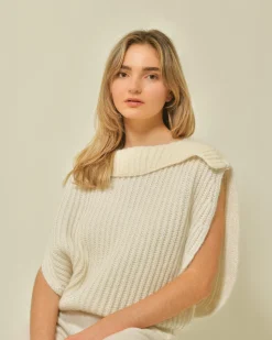 La Piscine Paris Pull en laine et cachemire mélangé Fabiana Filippi*Femme Pulls & Cardigans