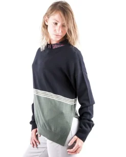La Piscine Paris Pull en laine et cachemire tricolore Jijil*Femme Pulls & Cardigans