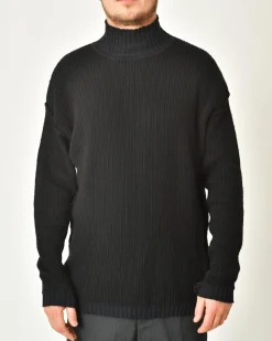 La Piscine Paris Pull en laine et coton à rayures et effet usé Ixos*Homme Pulls & Gilets