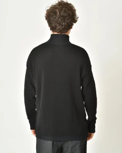 La Piscine Paris Pull en laine et coton à rayures et effet usé Ixos*Homme Pulls & Gilets