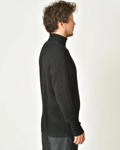 La Piscine Paris Pull en laine et coton à rayures et effet usé Ixos*Homme Pulls & Gilets