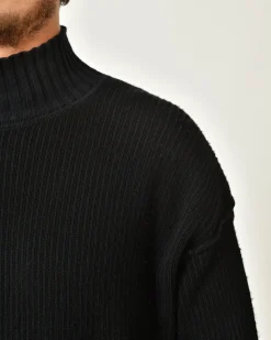 La Piscine Paris Pull en laine et coton à rayures et effet usé Ixos*Homme Pulls & Gilets