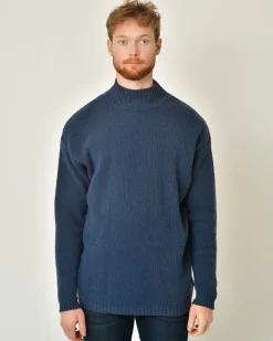 La Piscine Paris Pull en laine et coton à rayures et effet usé Ixos*Homme Pulls & Gilets