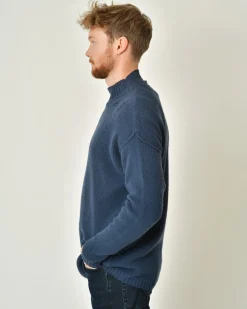 La Piscine Paris Pull en laine et coton à rayures et effet usé Ixos*Homme Pulls & Gilets