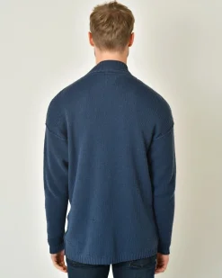 La Piscine Paris Pull en laine et coton à rayures et effet usé Ixos*Homme Pulls & Gilets