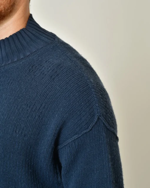 La Piscine Paris Pull en laine et coton à rayures et effet usé Ixos*Homme Pulls & Gilets