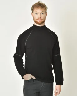 La Piscine Paris Pull en laine mélangée à col montant Ixos*Homme Pulls & Gilets