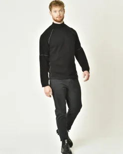 La Piscine Paris Pull en laine mélangée à col montant Ixos*Homme Pulls & Gilets