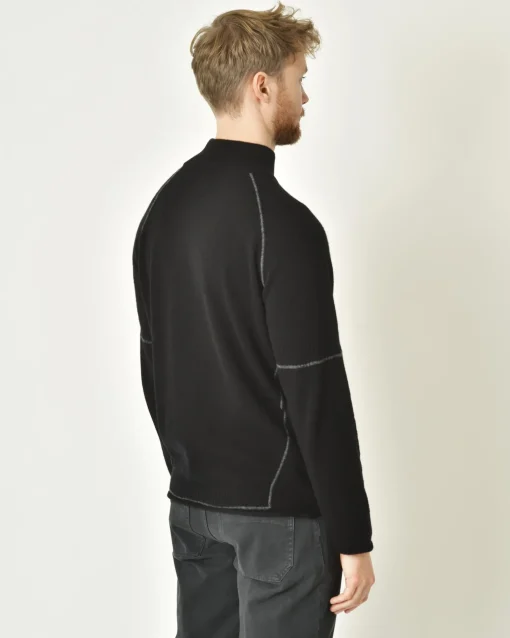 La Piscine Paris Pull en laine mélangée à col montant Ixos*Homme Pulls & Gilets