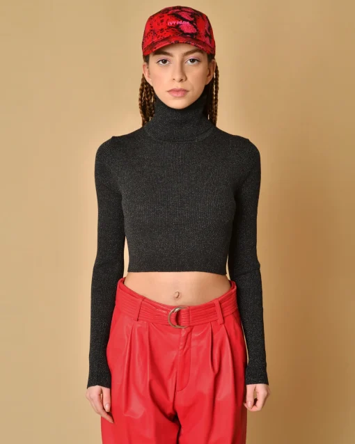 La Piscine Paris Pull en laine mélangée à col montant Parosh*Femme Pulls & Cardigans