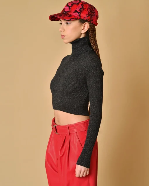 La Piscine Paris Pull en laine mélangée à col montant Parosh*Femme Pulls & Cardigans