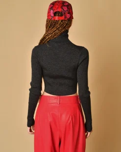 La Piscine Paris Pull en laine mélangée à col montant Parosh*Femme Pulls & Cardigans