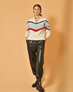 La Piscine Paris Pull en laine mélangée à fermeture à glissière Chloé Stora*Femme Pulls & Cardigans