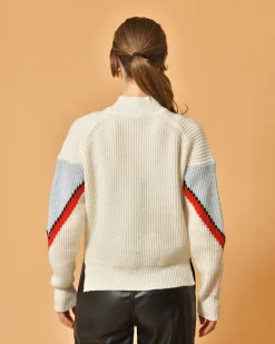 La Piscine Paris Pull en laine mélangée à fermeture à glissière Chloé Stora*Femme Pulls & Cardigans