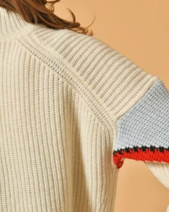 La Piscine Paris Pull en laine mélangée à fermeture à glissière Chloé Stora*Femme Pulls & Cardigans