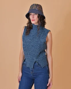 La Piscine Paris Pull en laine mélangée sans manches Chloé Stora*Femme Pulls & Cardigans