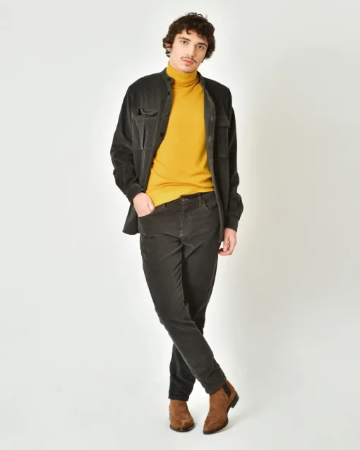 La Piscine Paris Pull en laine mérinos à col roulé Rodrigo*Homme Pulls & Gilets
