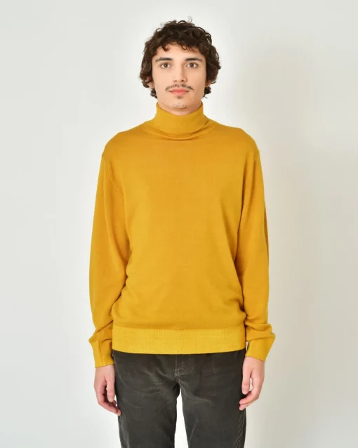 La Piscine Paris Pull en laine mérinos à col roulé Rodrigo*Homme Pulls & Gilets