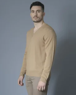 La Piscine Paris Pull en laine mérinos col V Casheart*Homme Pulls & Gilets