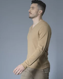 La Piscine Paris Pull en laine mérinos col V Casheart*Homme Pulls & Gilets