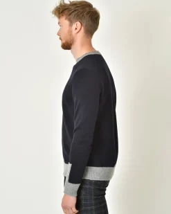 La Piscine Paris Pull en laine mérinos V Neck*Homme Pulls & Gilets