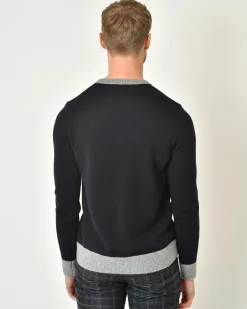 La Piscine Paris Pull en laine mérinos V Neck*Homme Pulls & Gilets
