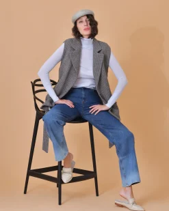 La Piscine Paris Pull en laine vierge et cachemire Lorena Antoniazzi*Femme Pulls & Cardigans