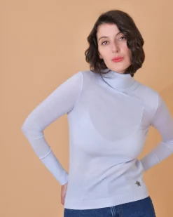 La Piscine Paris Pull en laine vierge et cachemire Lorena Antoniazzi*Femme Pulls & Cardigans