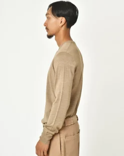 La Piscine Paris Pull en laine vierge mélangée Vneck*Homme Pulls & Gilets