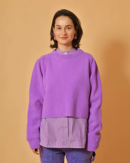 La Piscine Paris Pull en laine raccourci People Of Shibuya*Femme Pulls & Cardigans