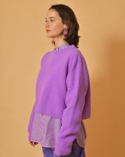 La Piscine Paris Pull en laine raccourci People Of Shibuya*Femme Pulls & Cardigans