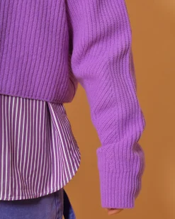 La Piscine Paris Pull en laine raccourci People Of Shibuya*Femme Pulls & Cardigans